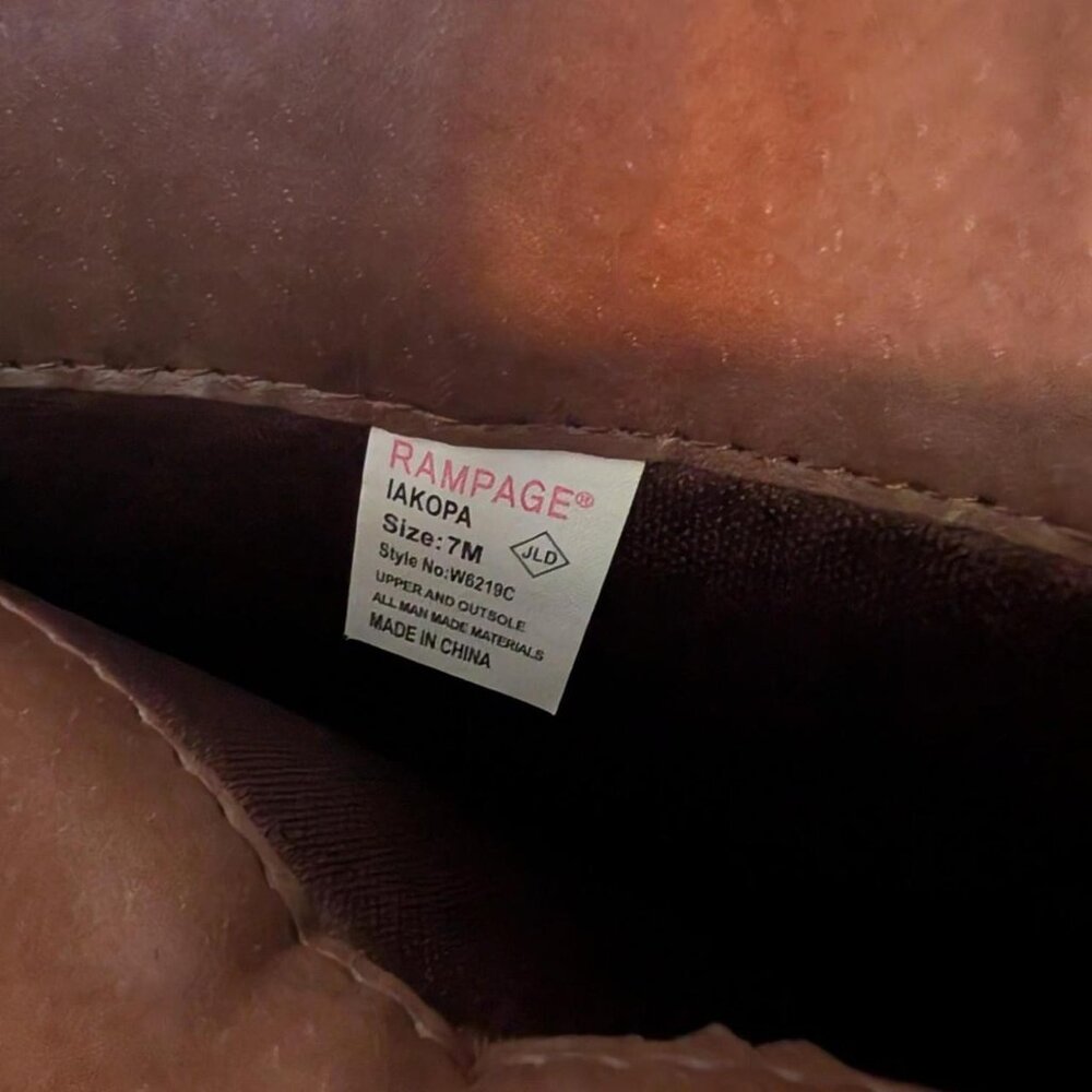 Black and brown Rampage boots #boots - Picture 5 of 5